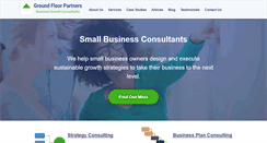 Desktop Screenshot of groundfloorpartners.com